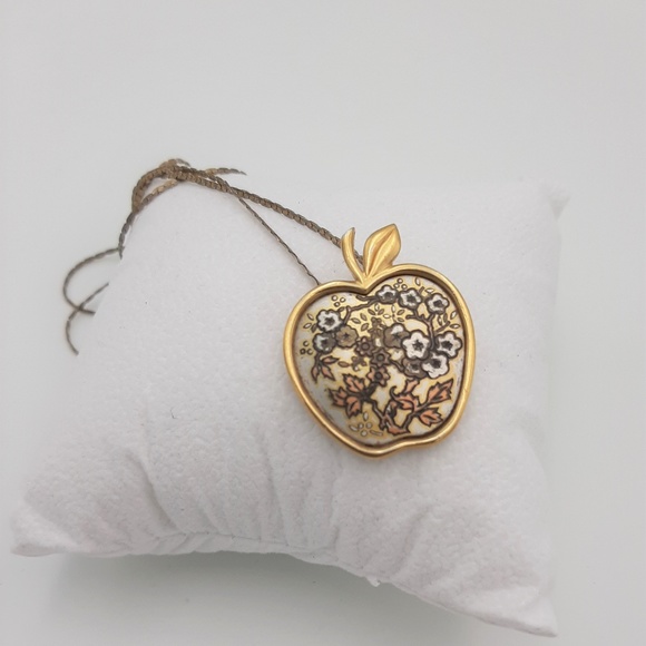 Damascene Reed & Barton Jewelry - Vintage Damascene Reed & Barton Gold Necklace